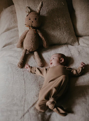 The Simple Folk Ribbed Sleep Gown, Clay
